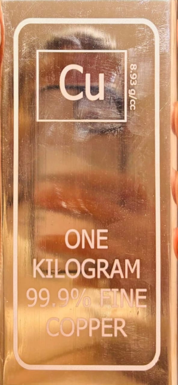 1kg Pure Copper Bar