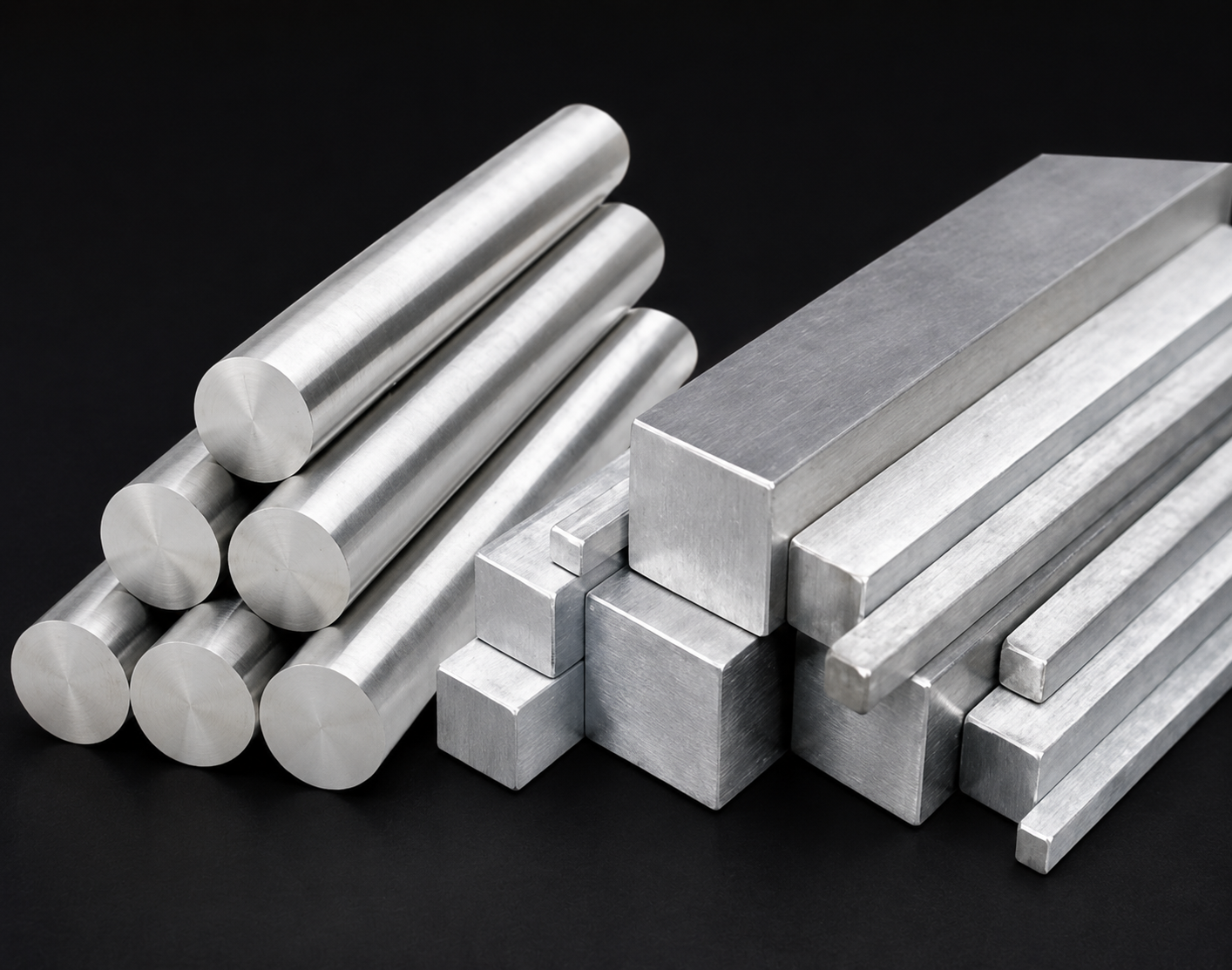 NFC Solution Aluminium Flat Bars Square Bars Round Rods Hex Bars and Aluminium Products